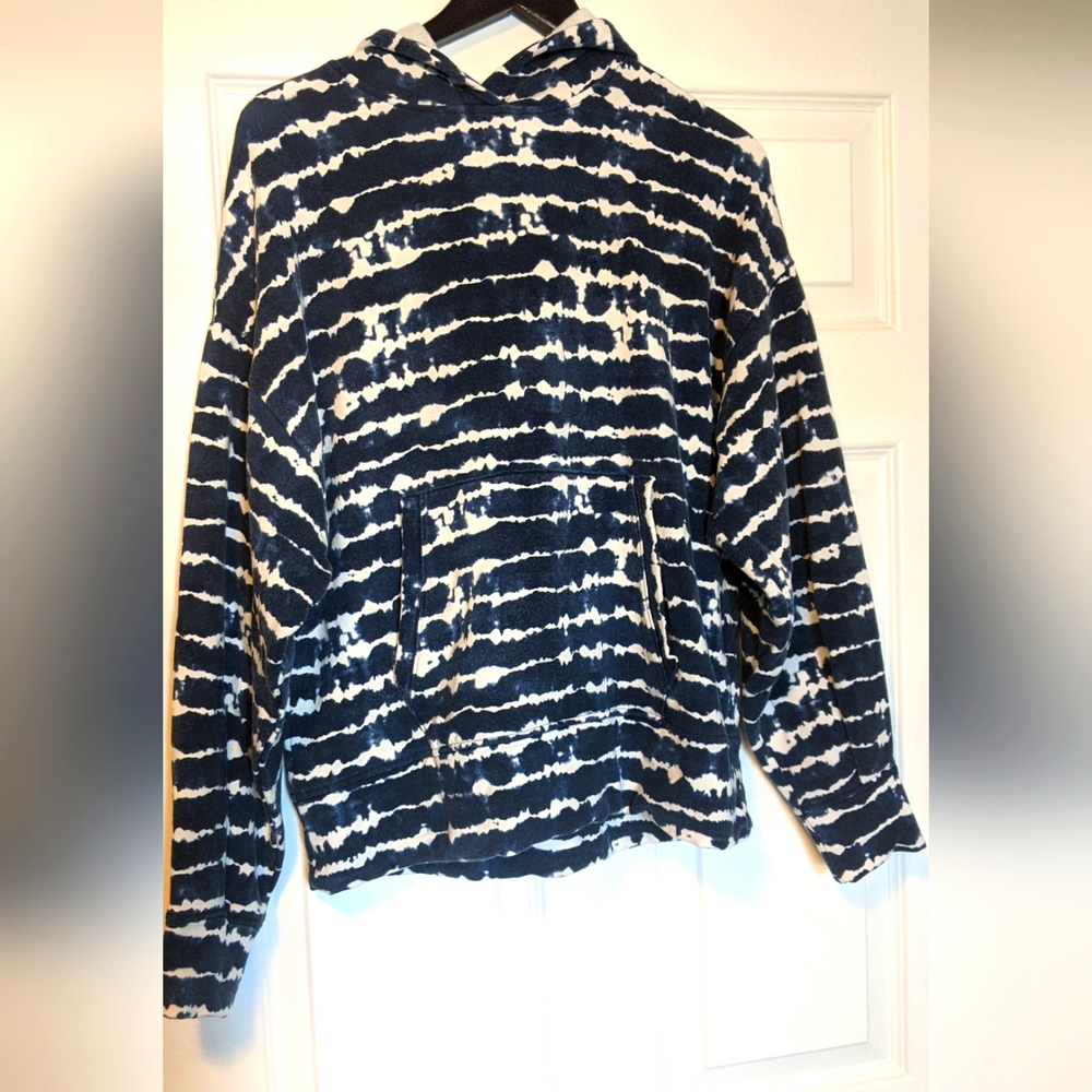 Tie dyed athletic hoodie